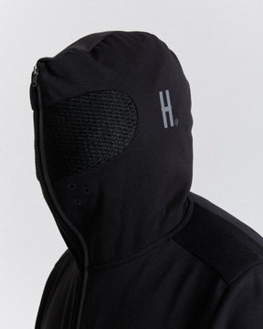 Virtue Full Zip Hoodie - Black/Reflective