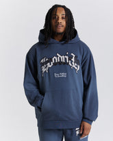 Ash Oversized Hoodie - Blue/Grey