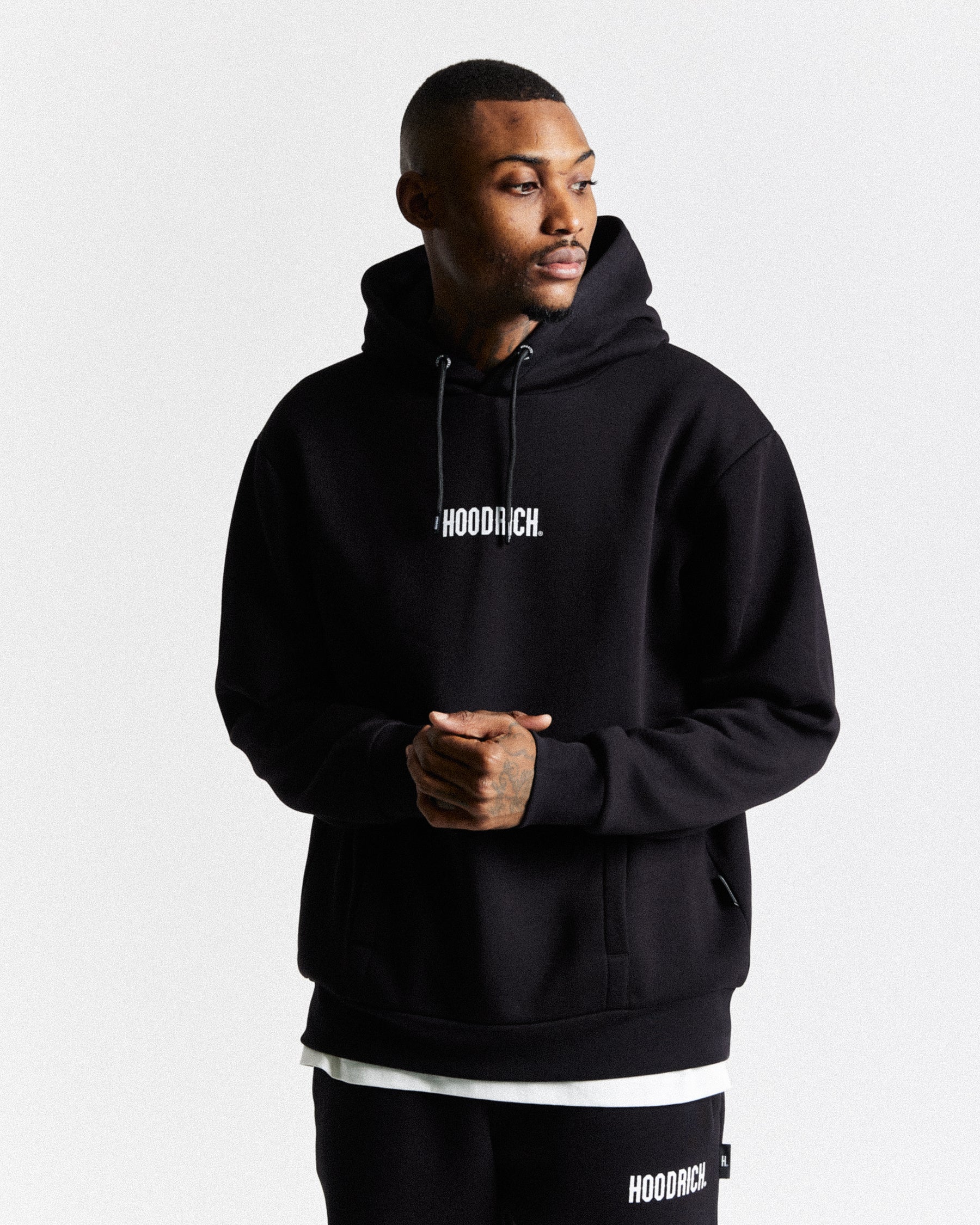 OG Core Small Logo Tracksuit Set - Black/White