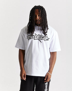 Triluxe Oversized T-Shirt - White/Black