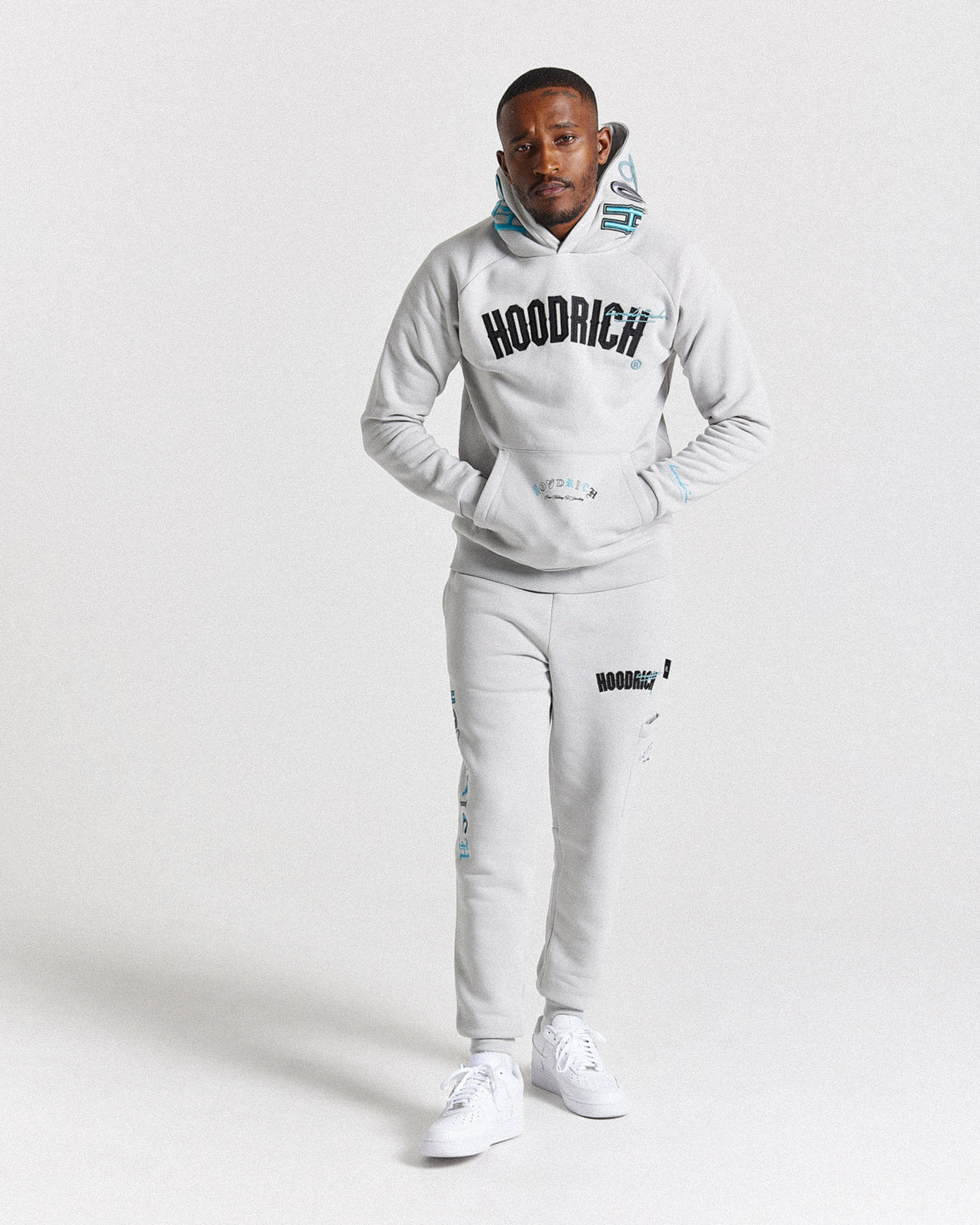 Heat Jogger - Light Grey/Black/Blue