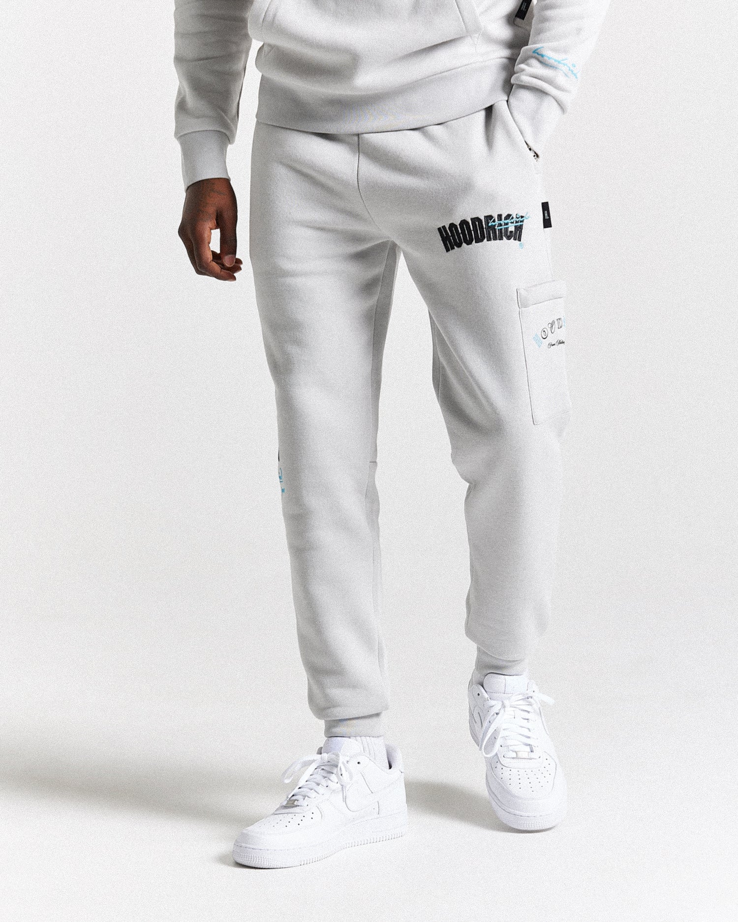 Heat Jogger - Light Grey/Black/Blue