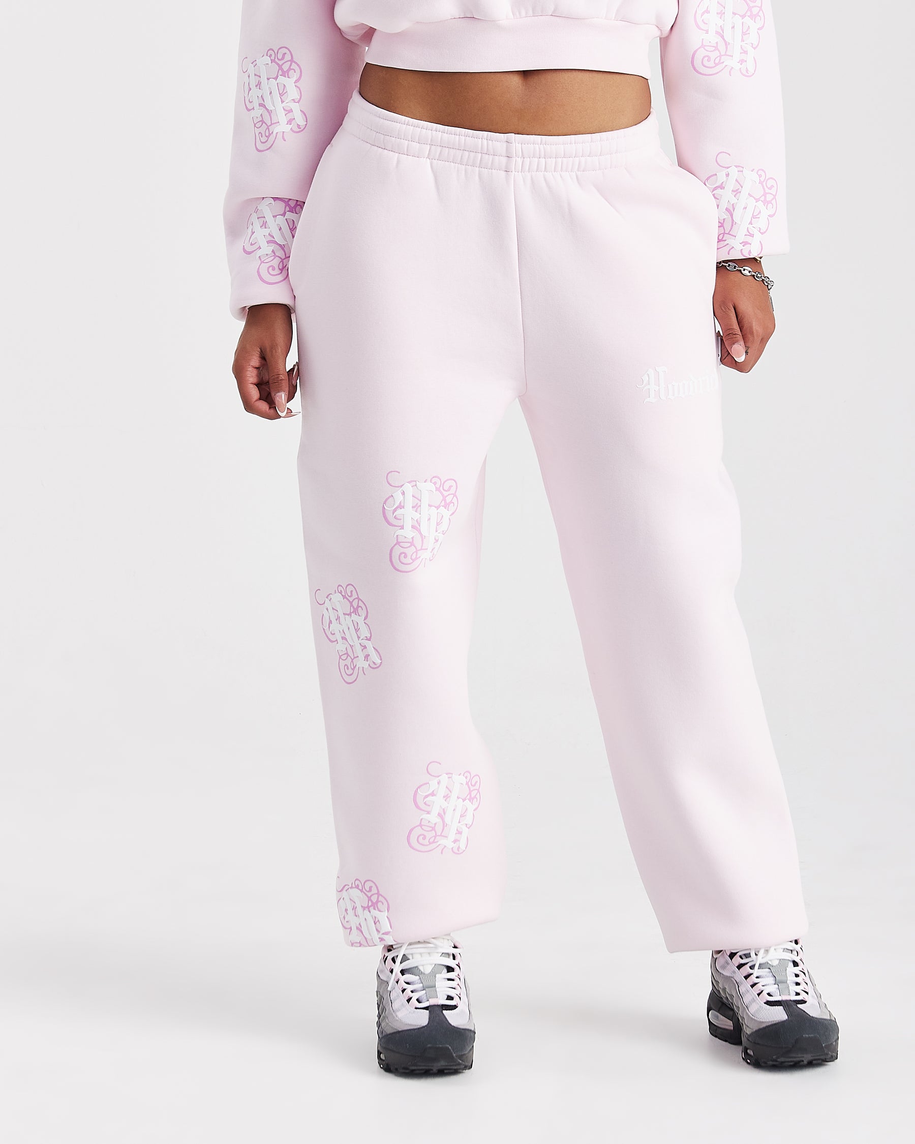 Onyx Oversized Joggers - Pink
