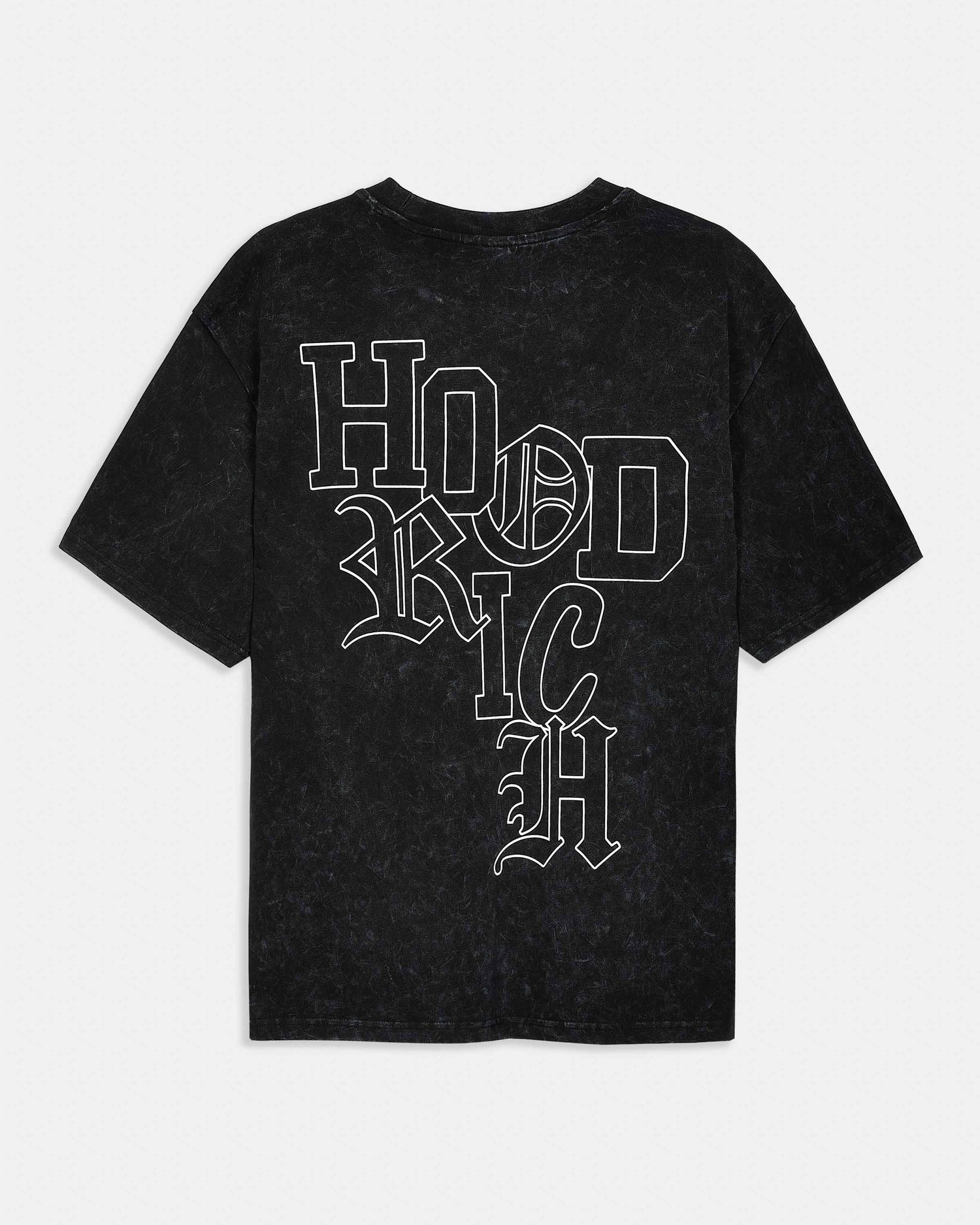 Heritage Oversized T-Shirt - Black/White/Blue