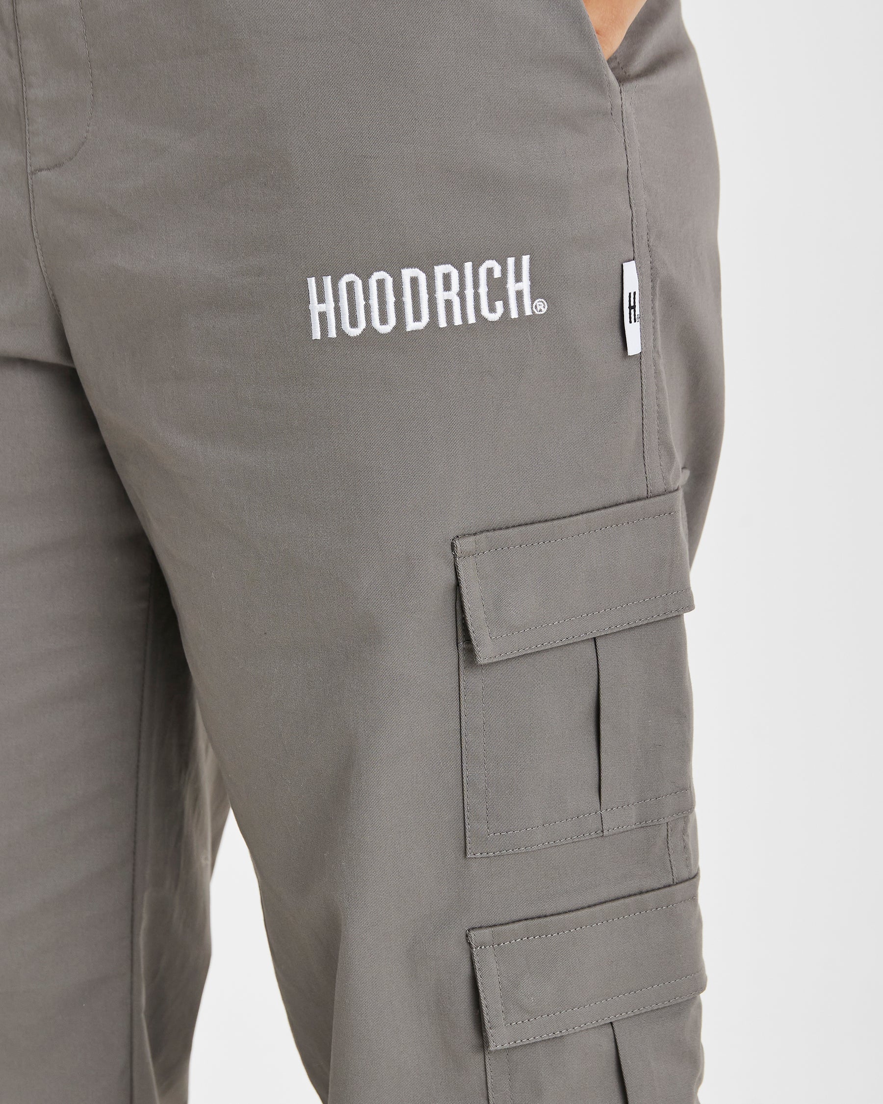 Combat Cargo Pants  - Grey/White