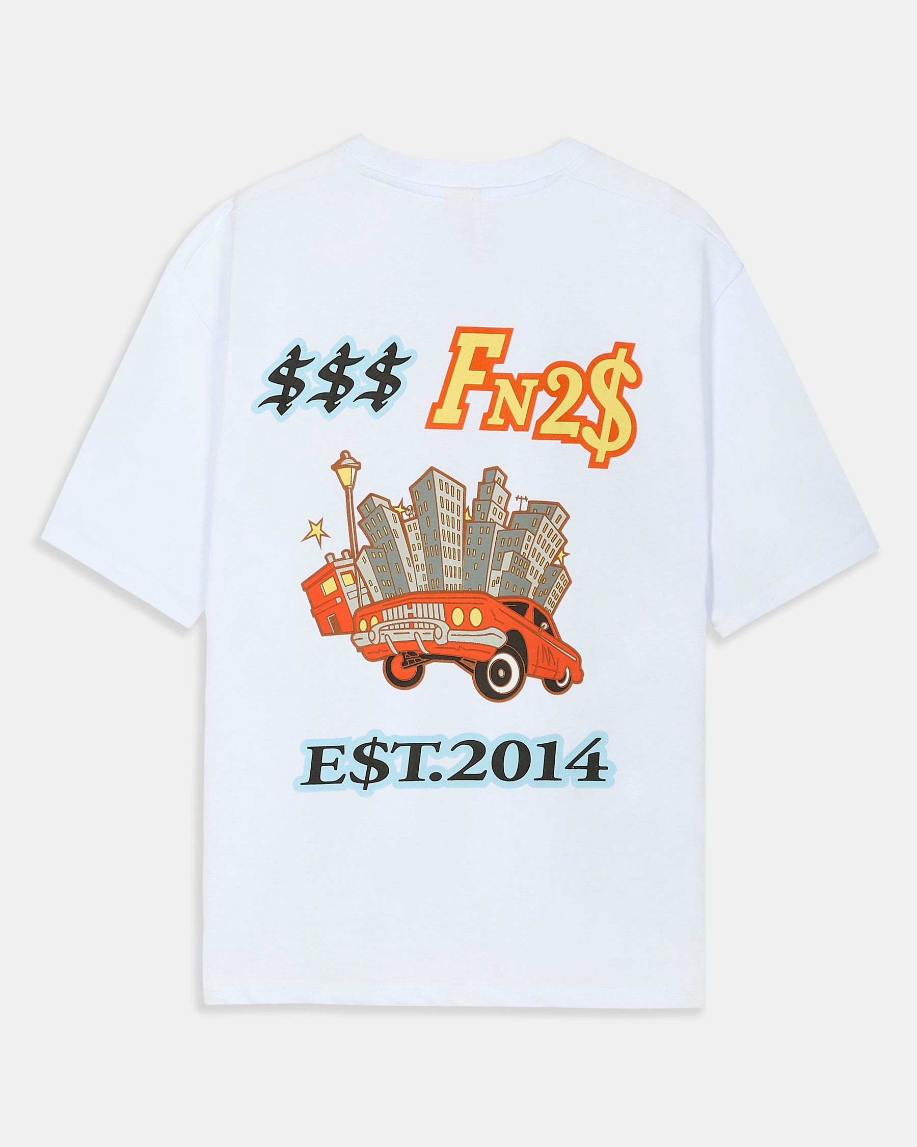 Loony Oversized T-Shirt - White/Black