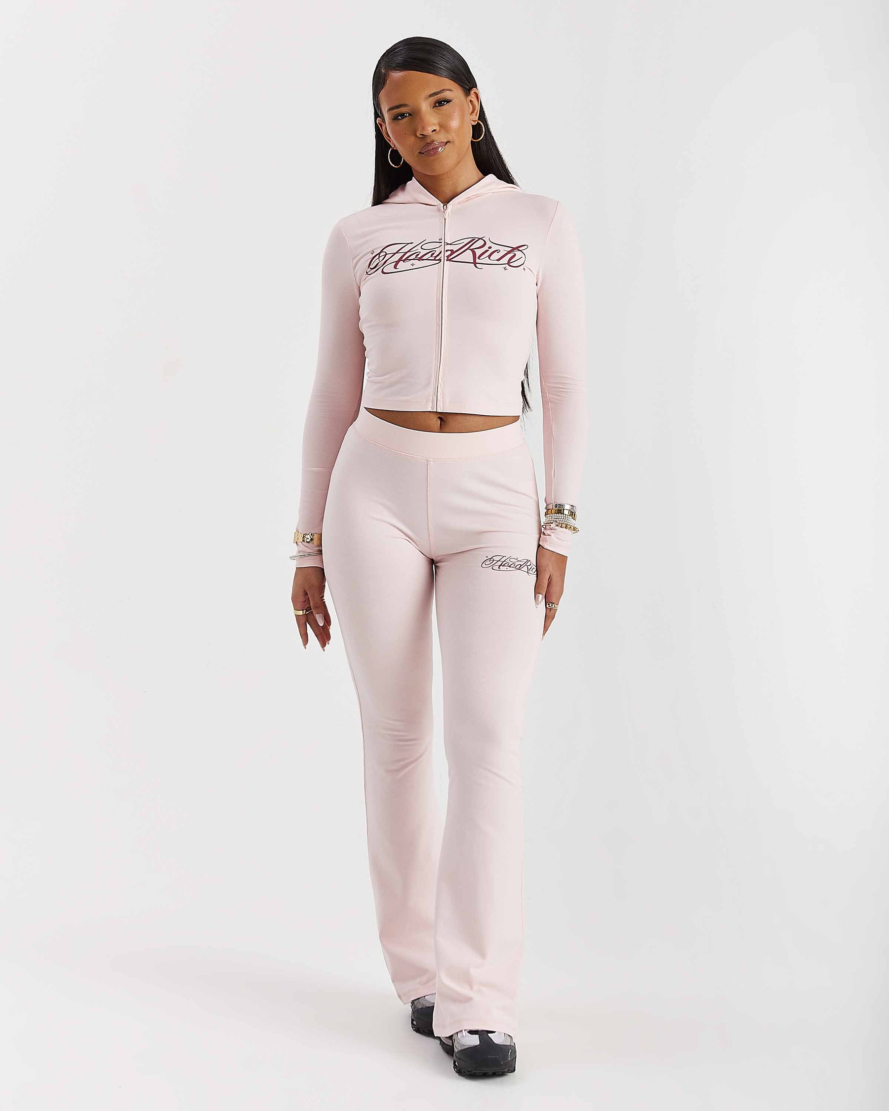 Solace Flare Leggings - Pink