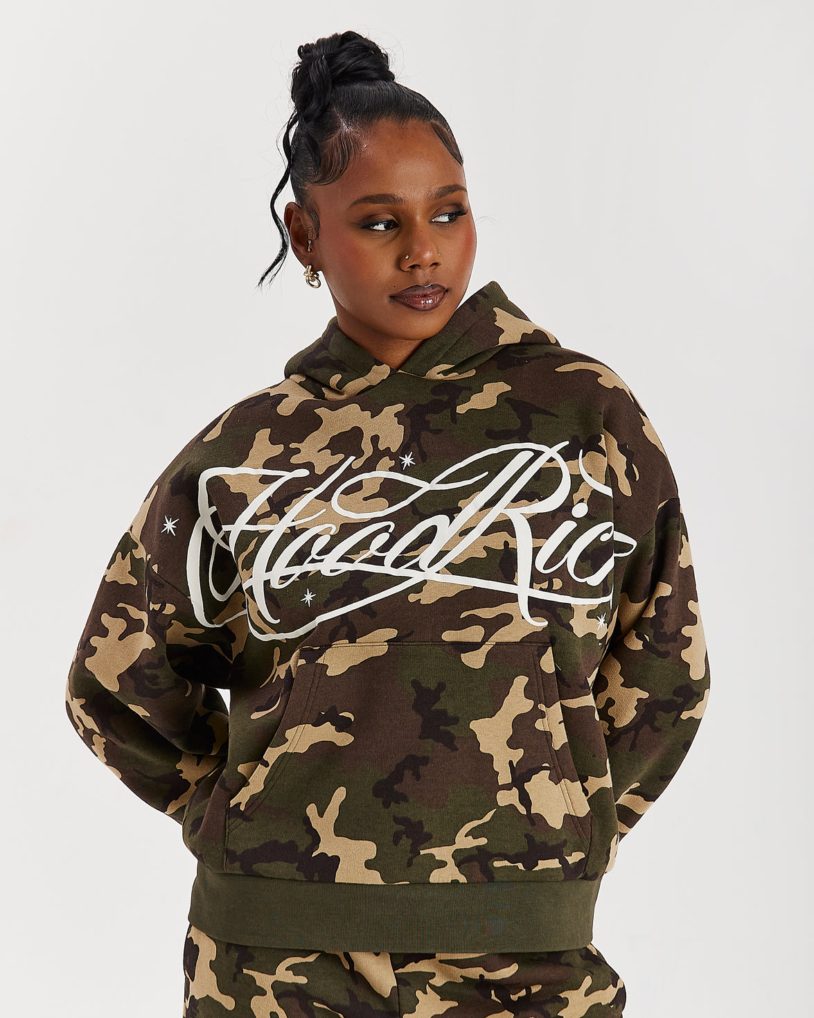 Solace Mid Length Hoodie - Camo