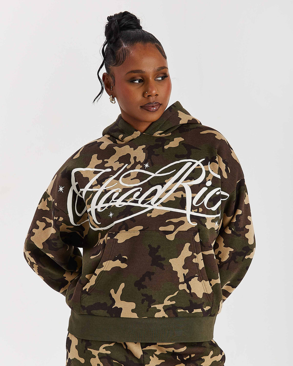 Solace Mid Length Hoodie - Camo