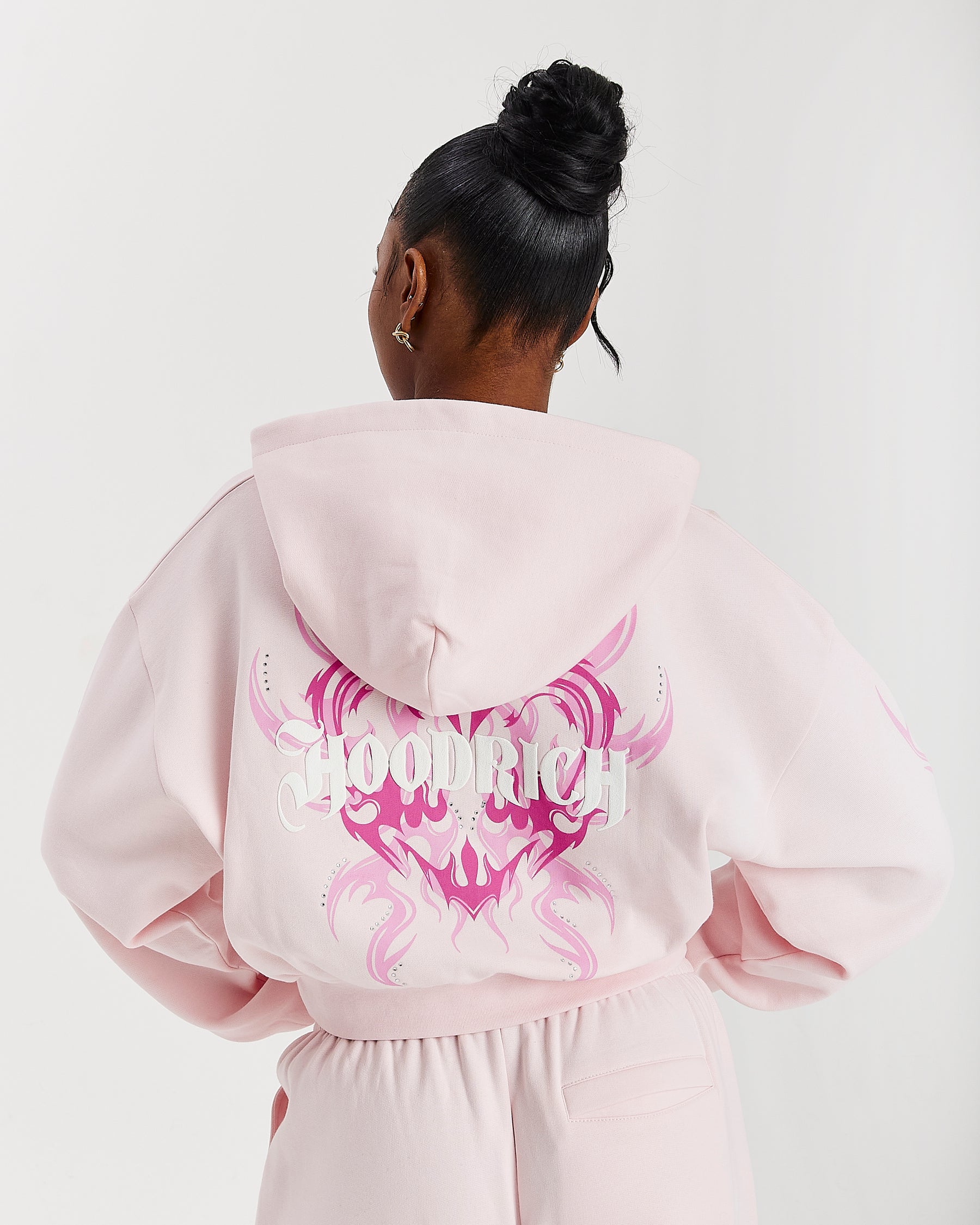 Flux Boxy Hoodie - Pink