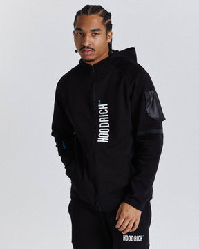 Circuit Hoodie - Black/White/Blue