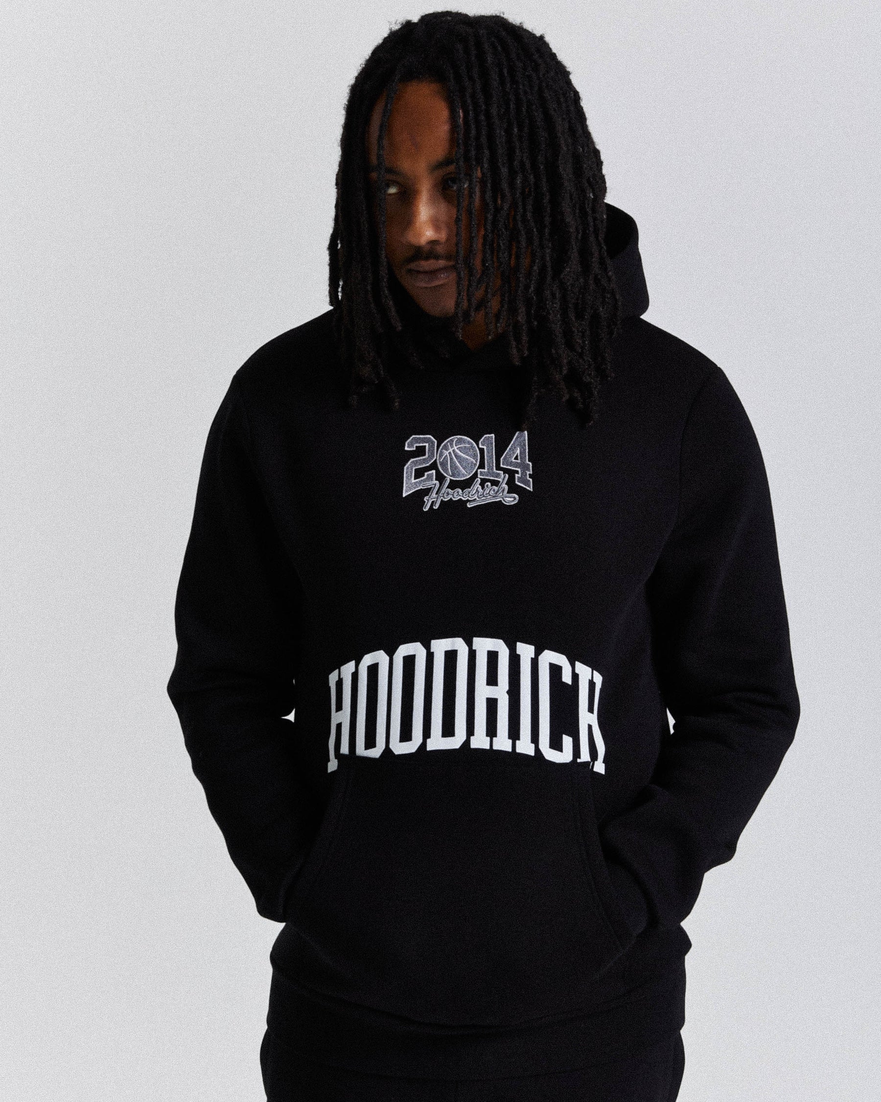 Menace Hoodie - Black/White/Grey