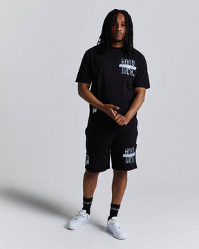 Territory Shorts - Black/Camo/Blue