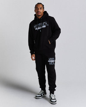 Territory Hoodie - Black/Camo/Blue