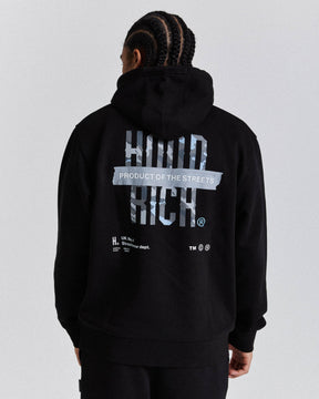 Territory Hoodie - Black/Camo/Blue