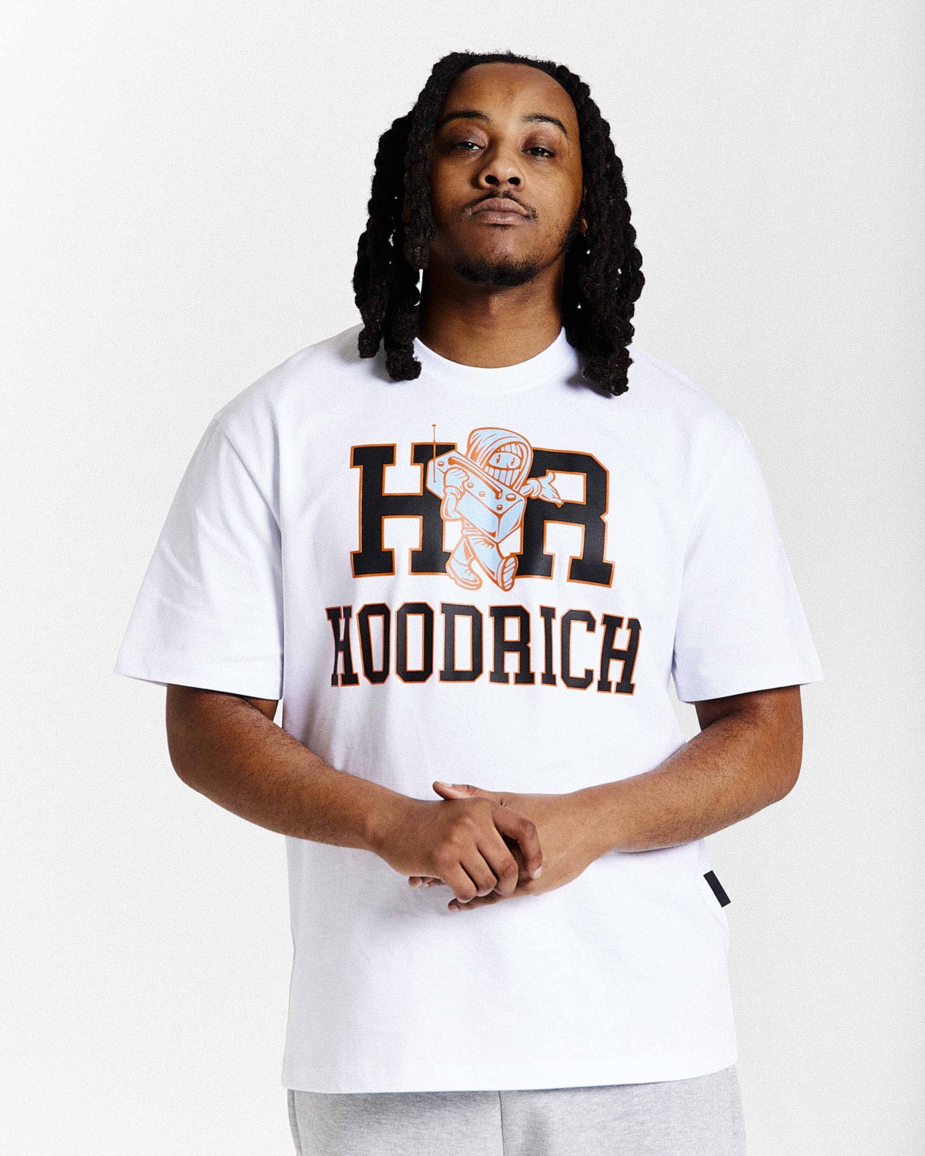 Loony Oversized T-Shirt - White/Black