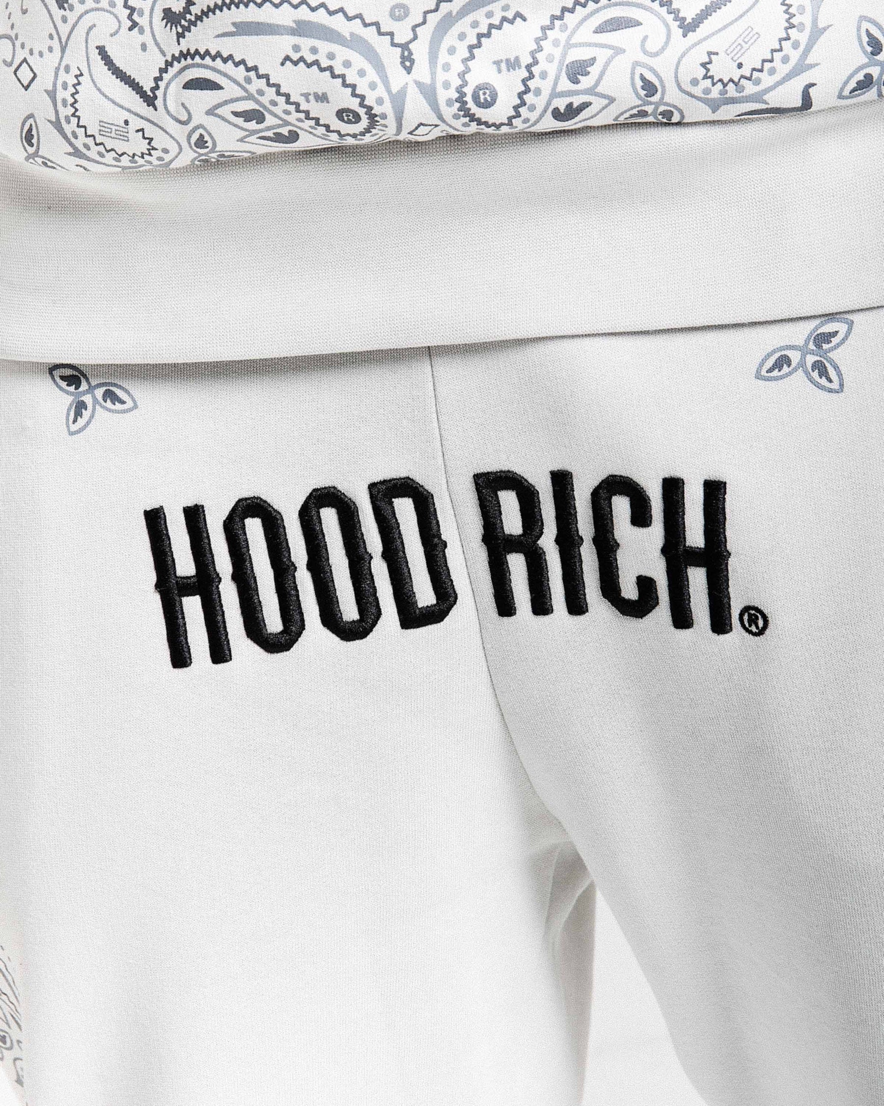 Motif Joggers - Light Grey/Black