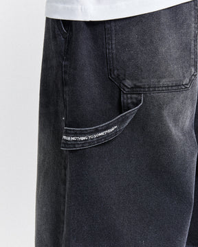 H Galaxy Denim Short - Black