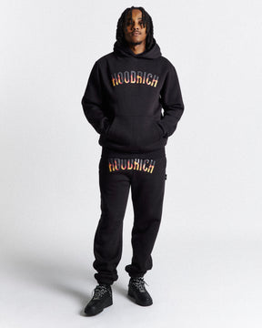 Blaze Hoodie - Black/Grey/Orange