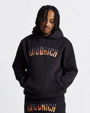 Blaze Hoodie - Black/Grey/Orange