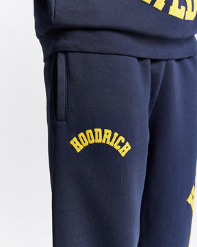 Frat Oversized Jogger - Navy/Yellow/White