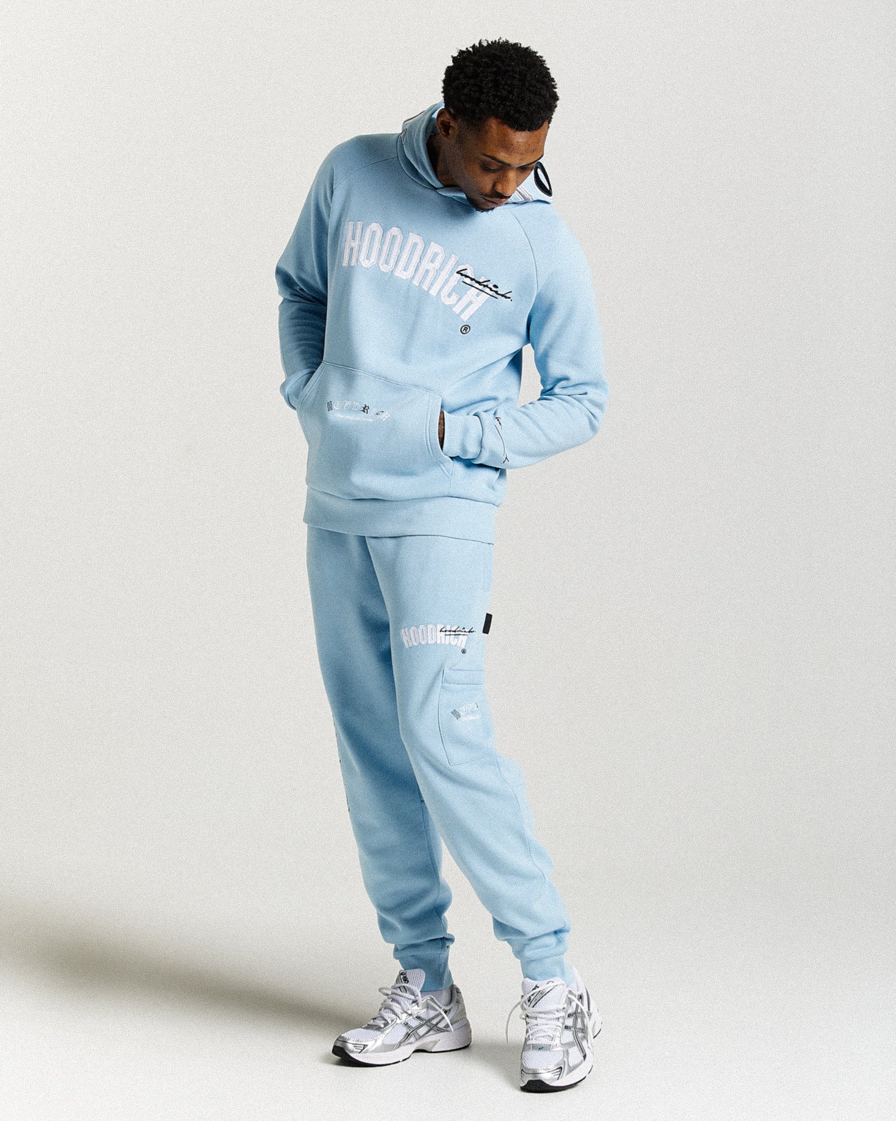Heat Hoodie - Blue/White