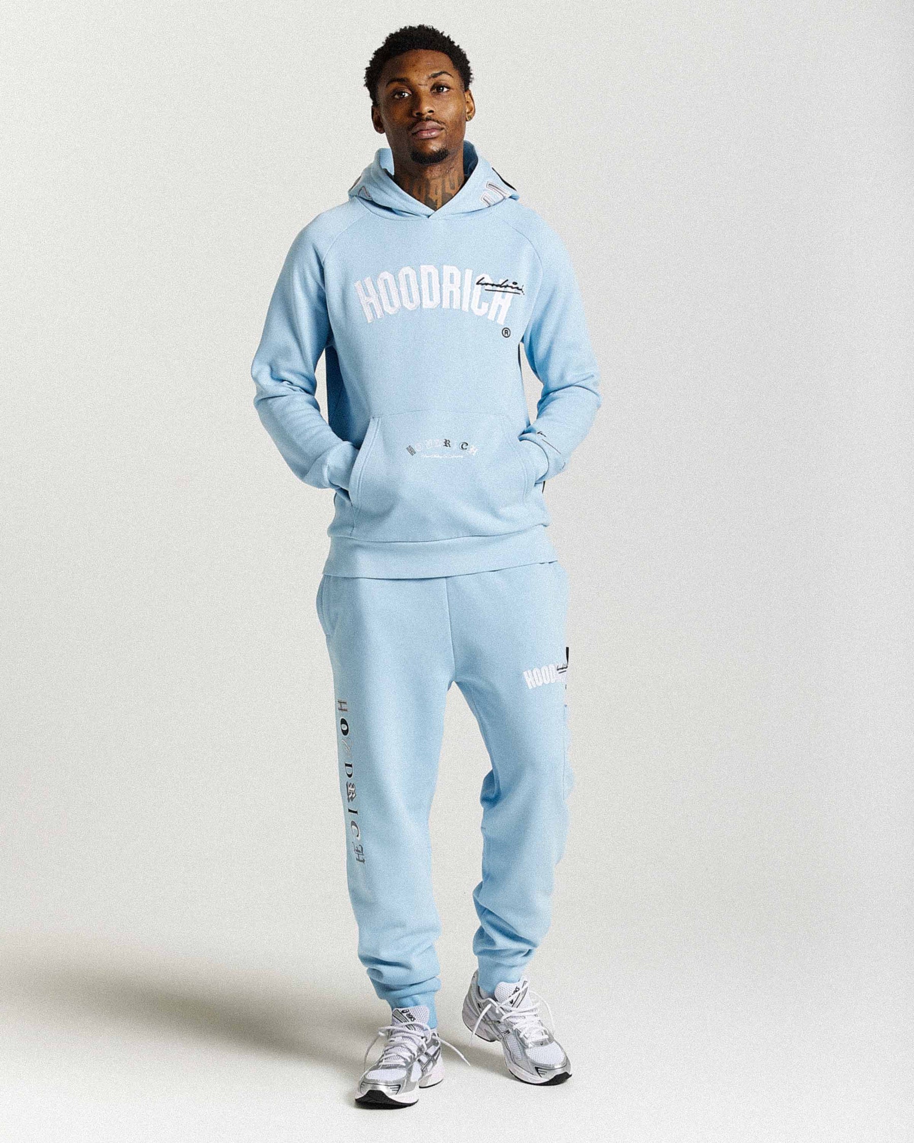 Heat Hoodie - Blue/White