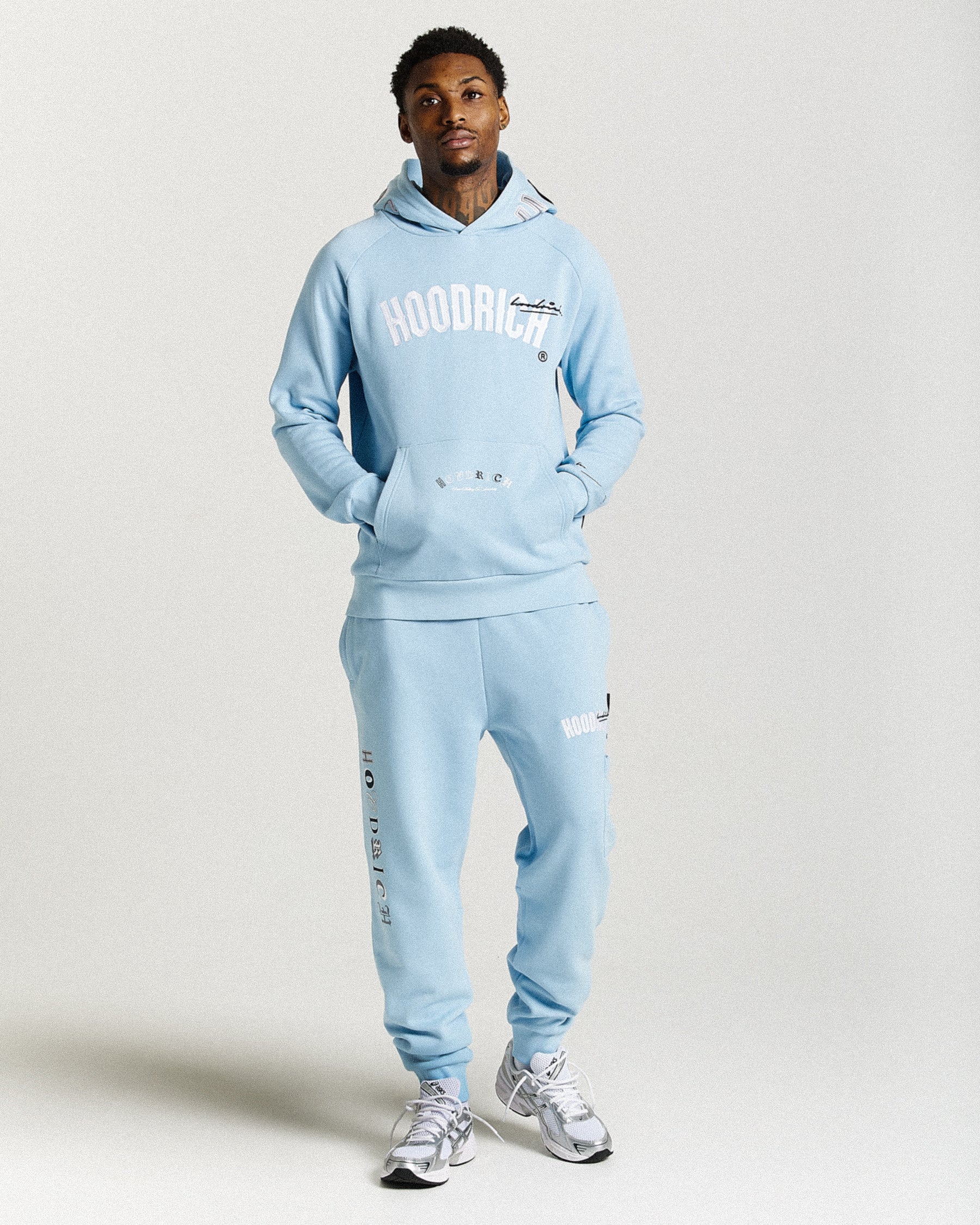 Heat Hoodie - Blue/White