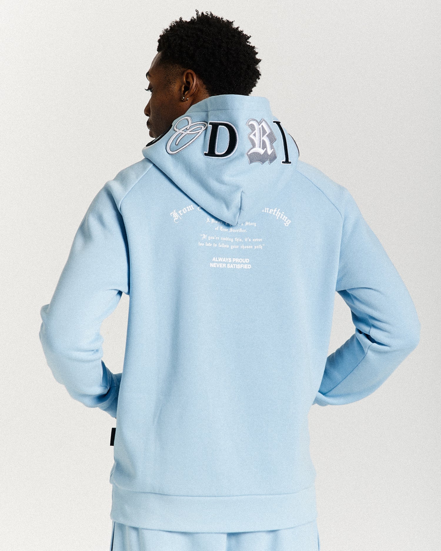 Heat Hoodie - Blue/White