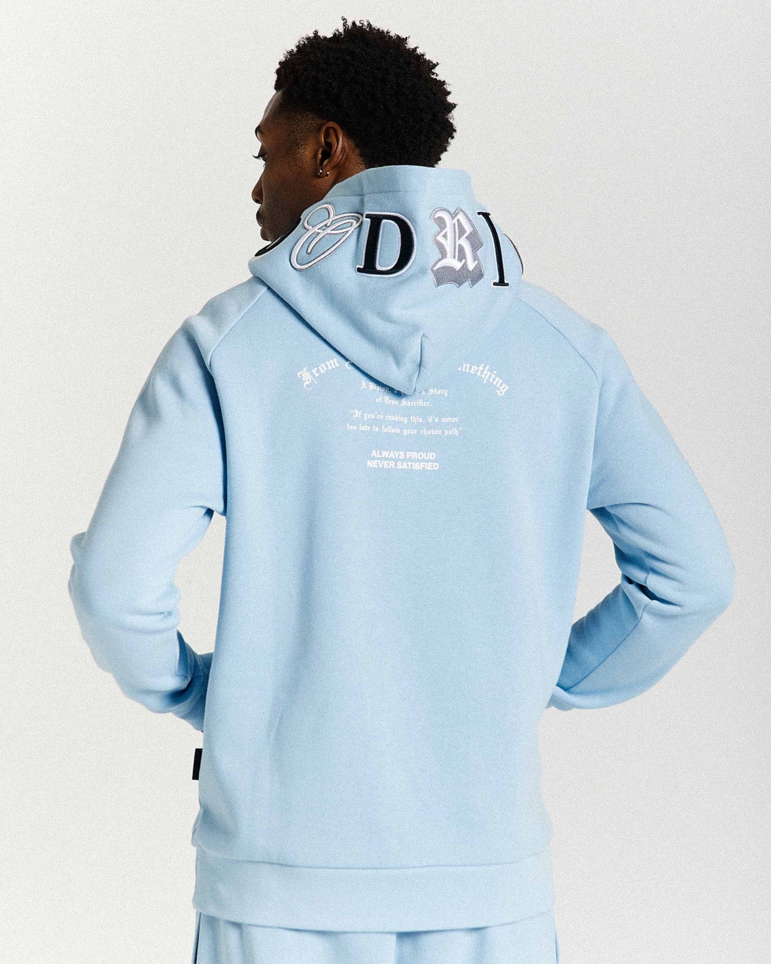 Heat Hoodie - Blue/White