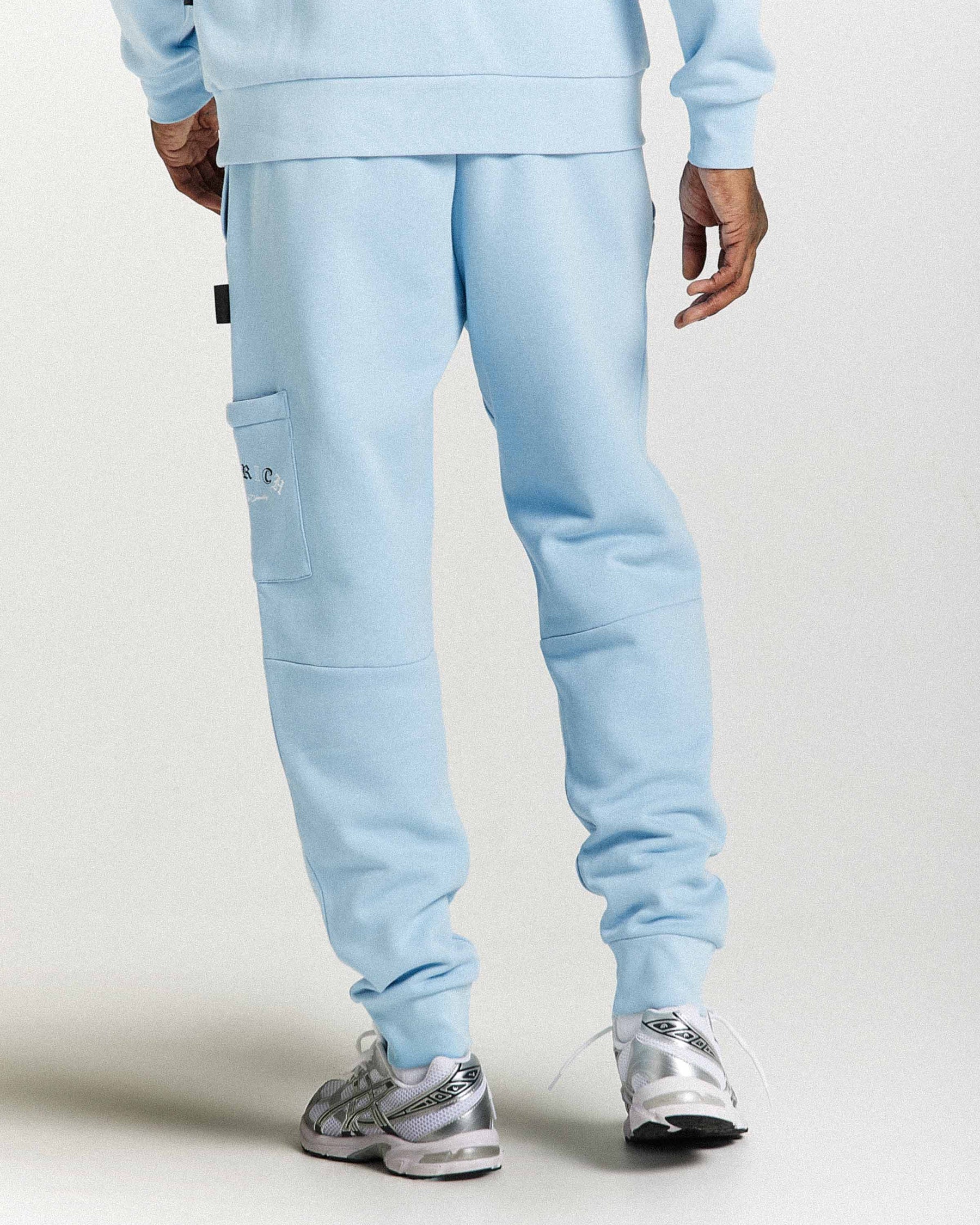 Heat Joggers - Blue/White