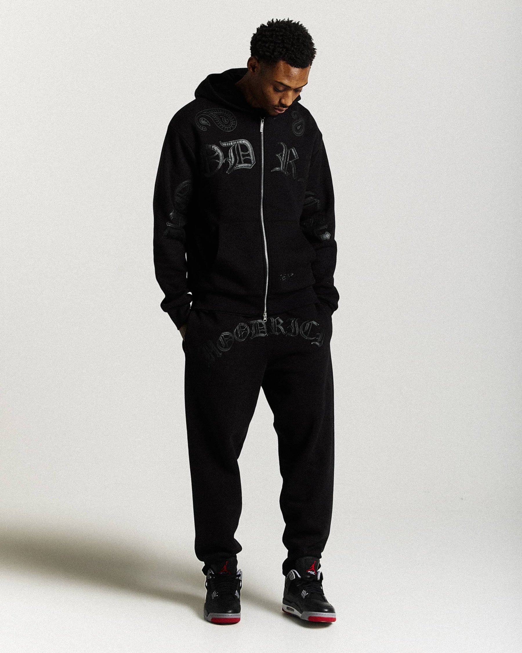 Inkline Oversized Joggers - Black