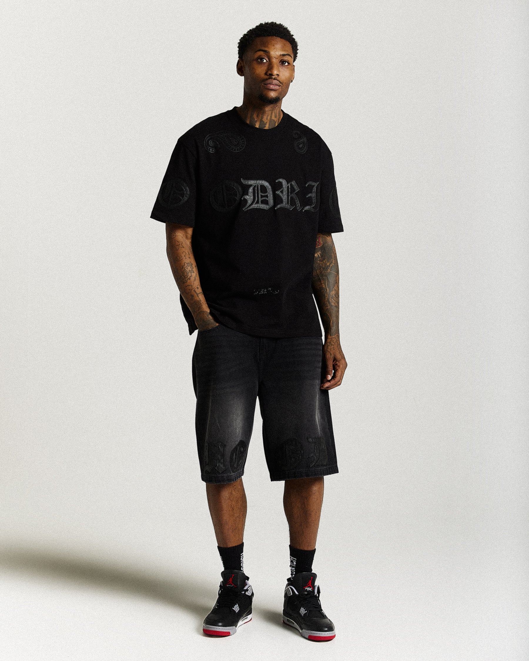 Inkline Oversized T-Shirt - Black