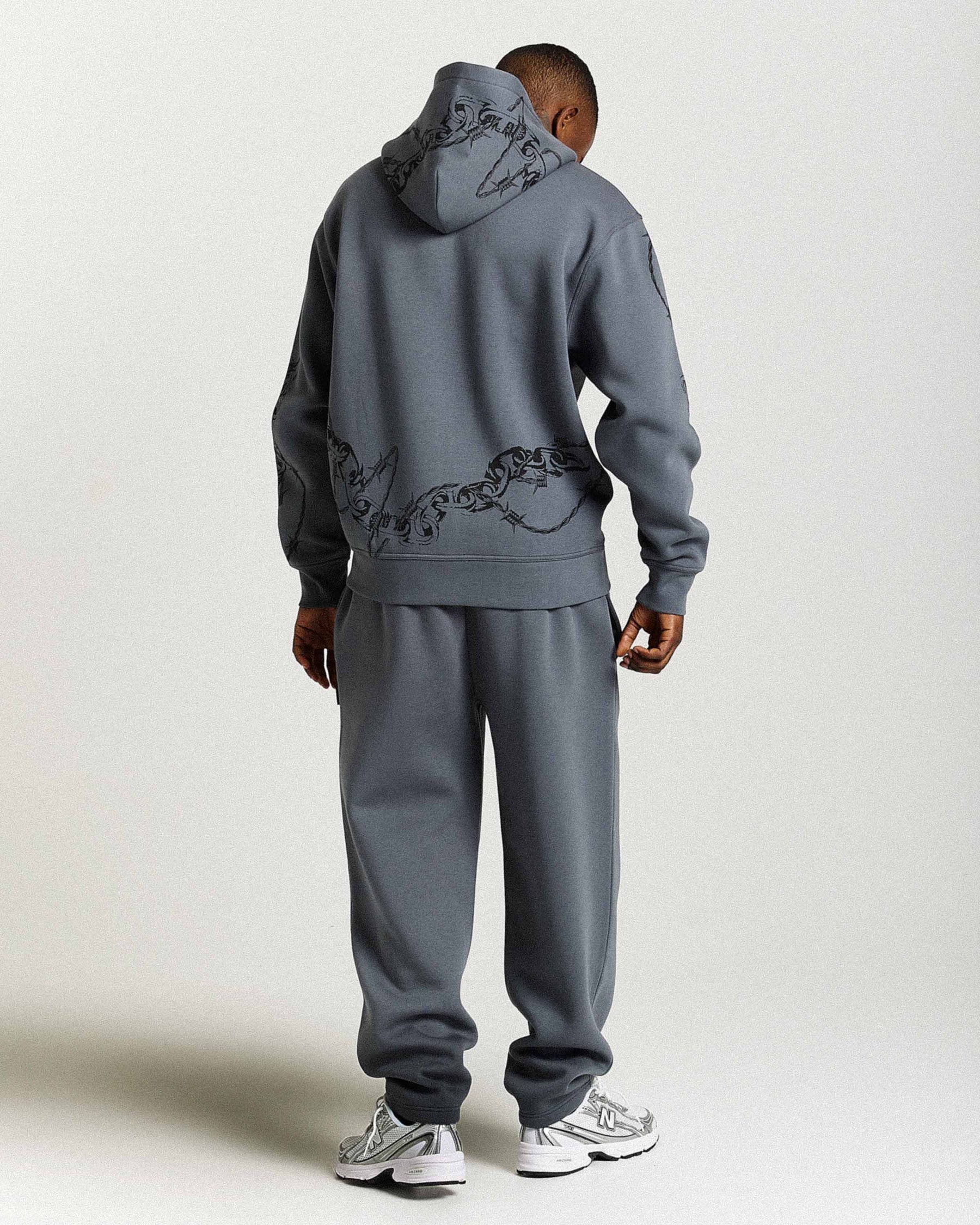 Guepard Oversized Joggers - Grey/Black/White