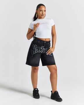 Totem Denim Jorts - Black Wash