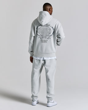 Noir Oversized Jogger - Light Grey/Black