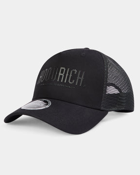 Chromatic 5 Panel Trucker Cap - Black