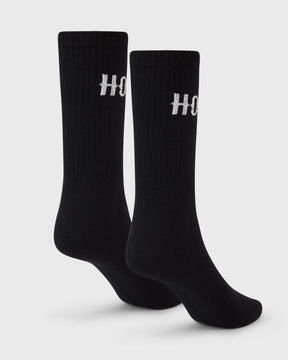 OG Core 3 Pack Crew Socks - Black/White